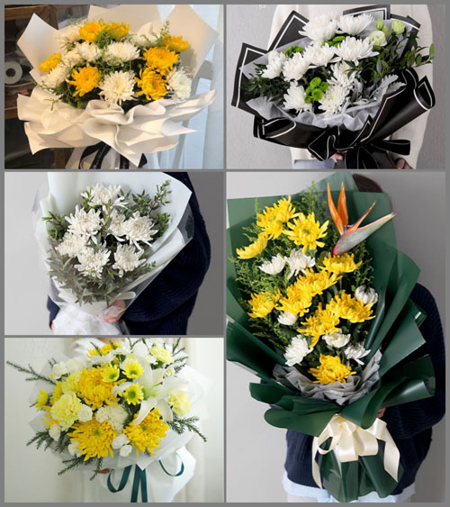 山西朔州应县白马石乡鸡儿沟村白事花束代送